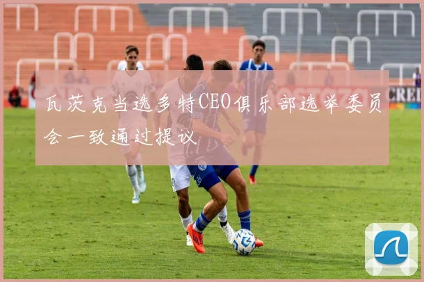 瓦茨克当选多特CEO俱乐部选举委员会一致通过提议